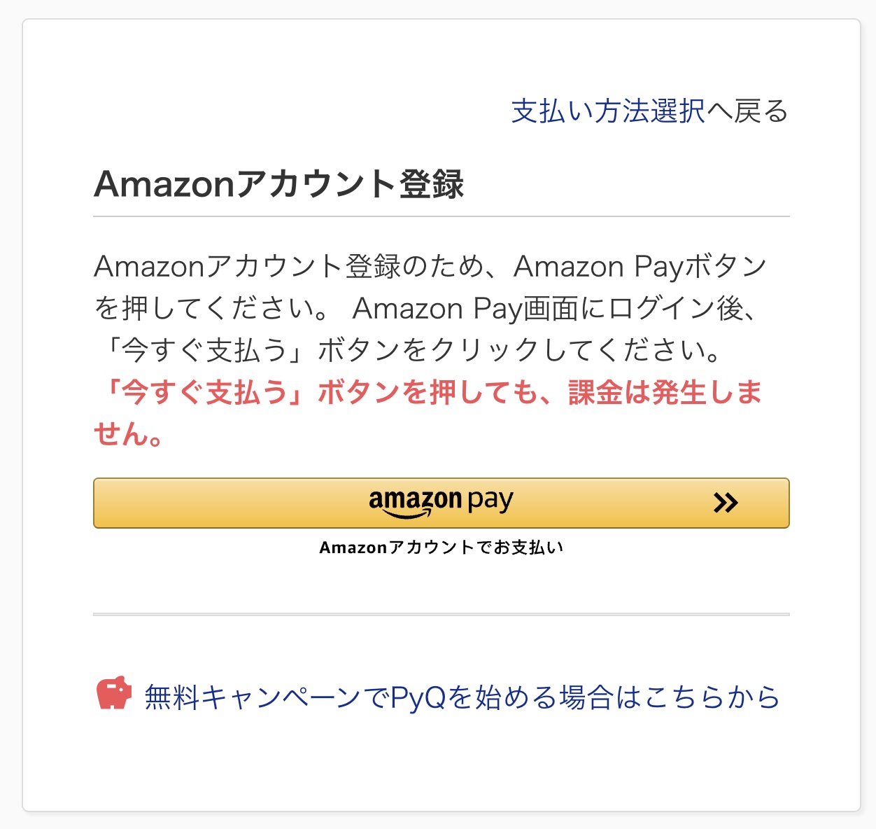 Amazon Pay決済方法